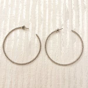 Silver Hoop Earrings